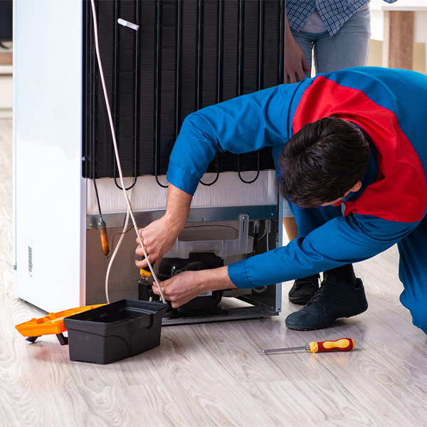 how much do you charge for refrigerator repair services in Newport RI